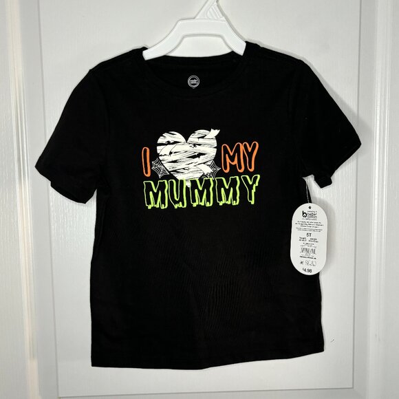 wonder nation Other - Wonder Nation Boys Toddlers Black Halloween Crew Neck Short Sleeve T-Shirt, 5T